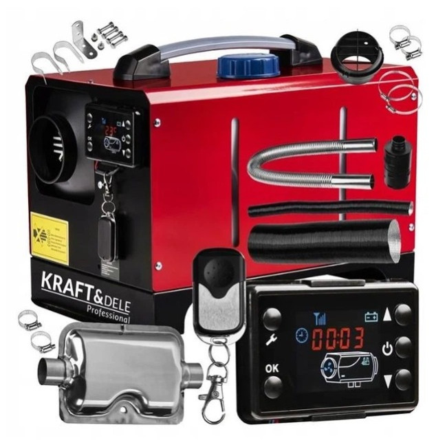 Автономний дизельний обігрівач 9кВт Kraft&Dele KD11780 (Польща)