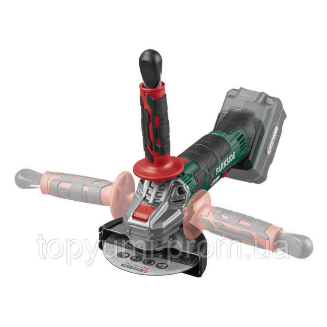 Акумуляторная кутова шліфувальна машина PARKSIDE 20V, PWSA 20-Li C4 з Німеччини