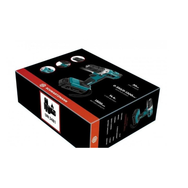 Шуруповерт акумуляторний Li-ion Schwarzmann CDRL-14.4D, Бельгія