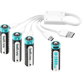 Аккумулятор баттерейки Battsea 1.5 Вольт АА Batterie DE New