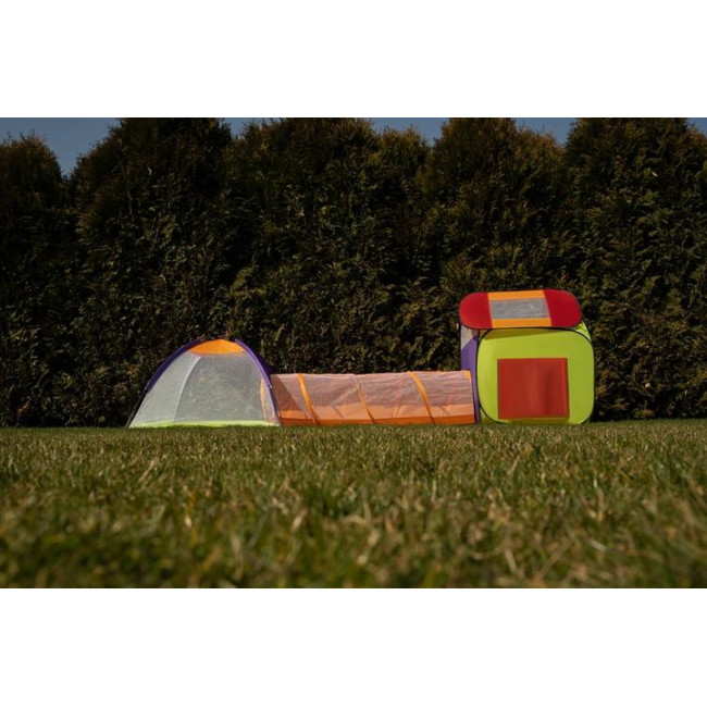 Дитячий намет - тунель, 200шт м'ячів Kruzzel 2881