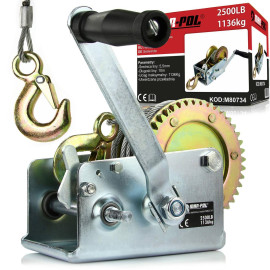 Ручна канатна лебідка 1136 кг 10 м Mar-pol M80734/n