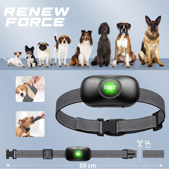 Электроошейник для тренировки собак RENEW FORCE 1000м + пульт дистанционного управления (Польша)