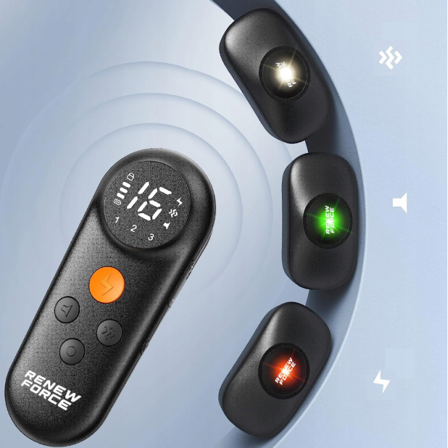 Электроошейник для тренировки собак RENEW FORCE 1000м + пульт дистанционного управления (Польша)