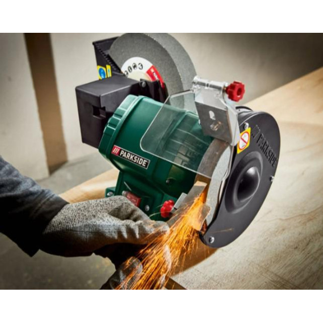 Точильний станок 2в1 мокрого і сухого точіння ПАРКСАЙД PNTS 250 C2