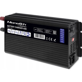 Зарядное устройство для аккумуляторов LiFePO4 AGM GEL SLA 40A 12V Qoltec (Польша)