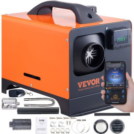 Автономный дизельный обогреватель Vevor 8кВт + Bluetooth (Германия)