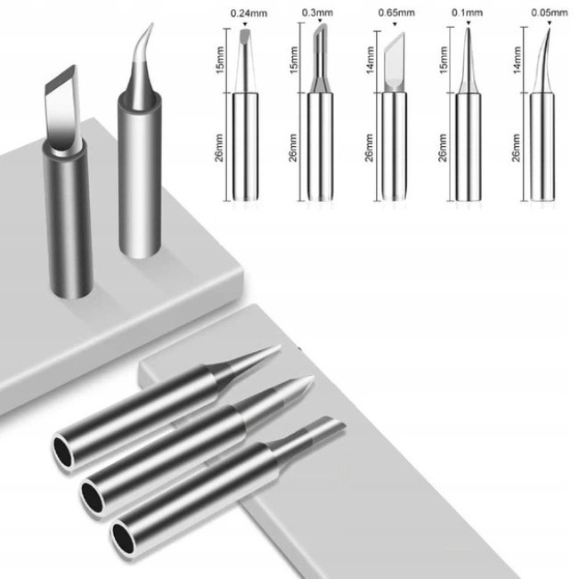 Электрический паяльник Mar-Pol XL Kit 80Вт 220-480°C и набор инструментов для пайки (M79345)