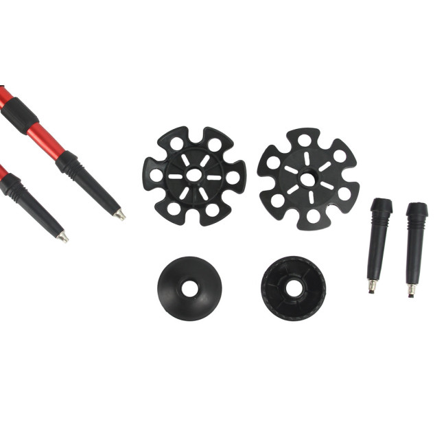 Туристичні палиці Mar-Pol M90120 з аксесуарами, палиці для ходьби Nordic Walking та трекінгу