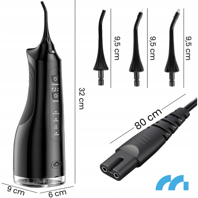 Беспроводной ирригатор Maltec Toothie X50 черный (Польша)