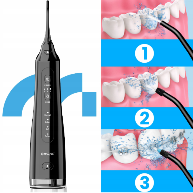 Беспроводной ирригатор Maltec Toothie X50 черный (Польша)