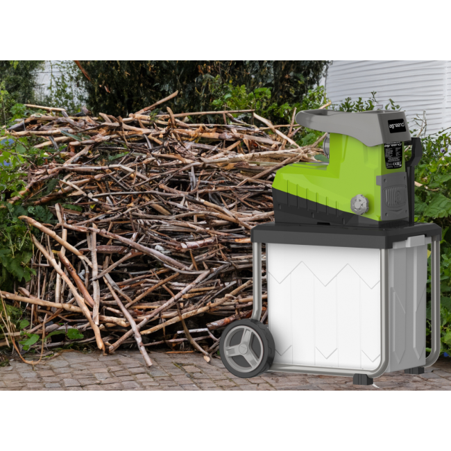 Измельчитель веток электрический AGREENO 3600Вт 60л (Польша)