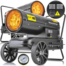 Теплова пушка на колесах з термостатом Toolme TM186 35кВт (Польша)