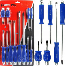 Набір слюсарних викруток 12 шт Mar-Pol M61004B/n