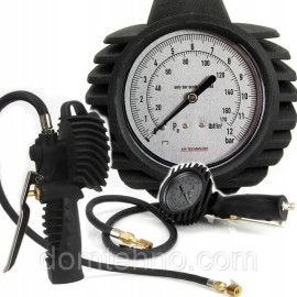 Пістолет для накачування коліс з манометром BJC 0-12 бар MAR-POL M80703