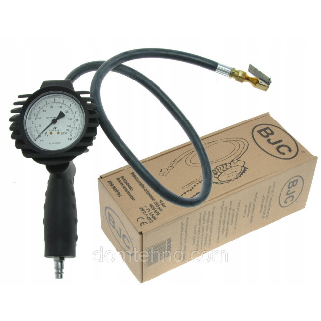 Пістолет для накачування коліс з манометром BJC 0-12 бар MAR-POL M80703