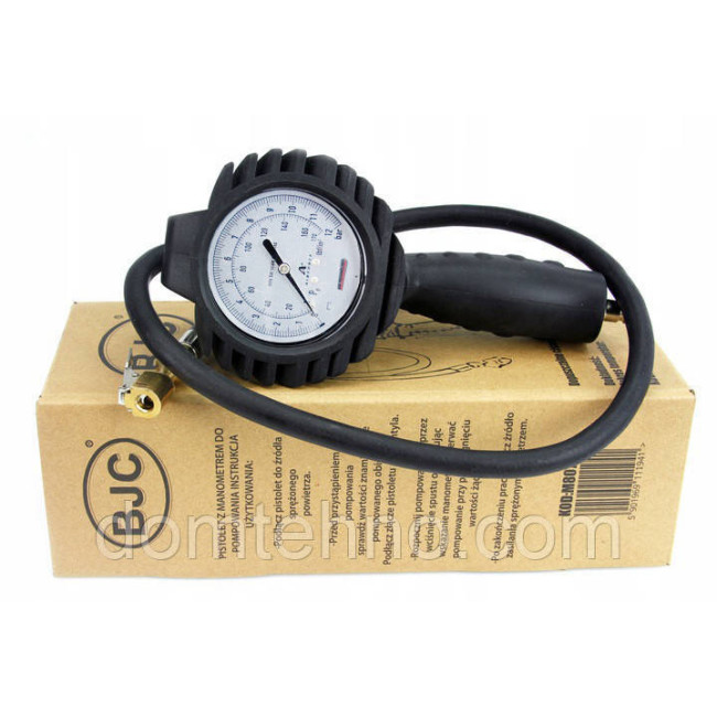 Пістолет для накачування коліс з манометром BJC 0-12 бар MAR-POL M80703