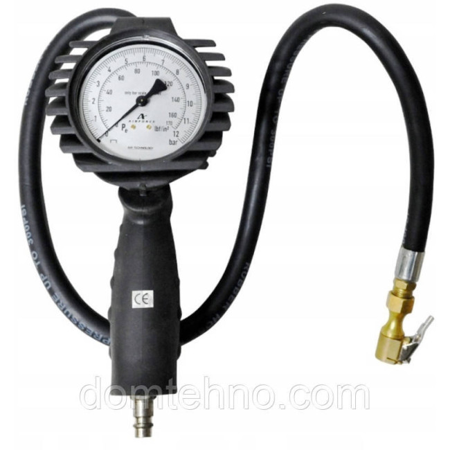 Пістолет для накачування коліс з манометром BJC 0-12 бар MAR-POL M80703