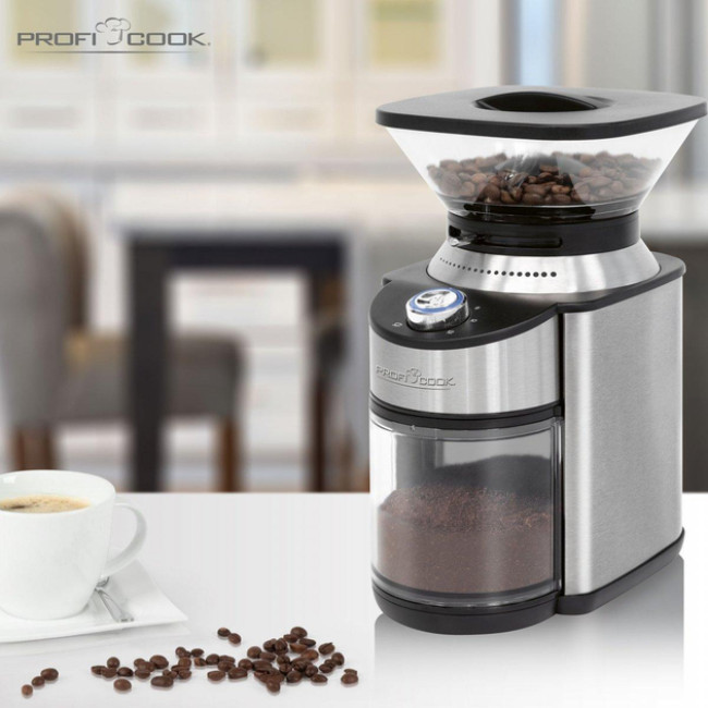 Кофемолка ProfiCook PC-EKM 1205 200 Вт из нержавеющей стали регулируемая степень помола