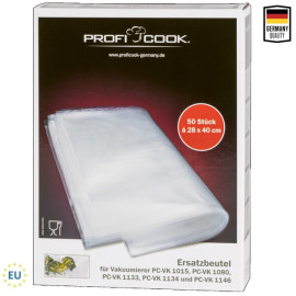 Вакуумний упаковщик ProfiCook 120 Вт 12 літрів/хв + 18 пакетів Sous-Vide (PC-VK 1146)