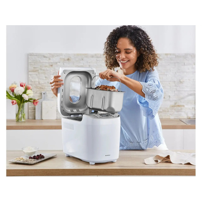 Полностью автоматическая хлебопечь SilverCrest SBB 850 E1 (850 Вт, 16 программ, 3 л, ЖК-дисплей, Гер