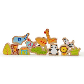 Дерев'яні різьбові блоки ZOO CLASSIC WORLD 13 ел (CW3632)
