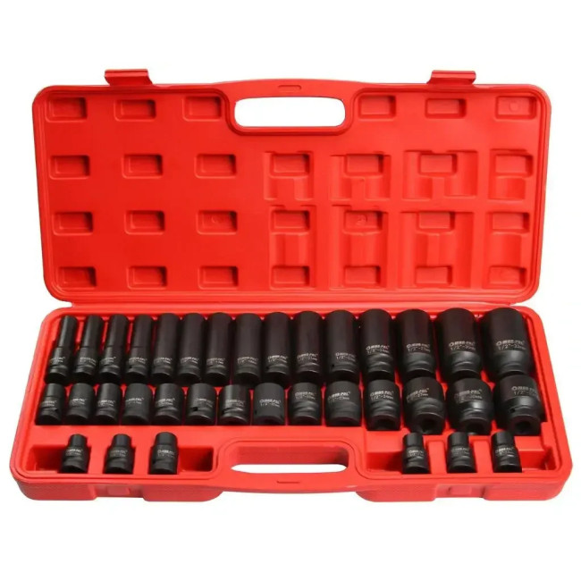 Набір ударних торцевих головок 1/2