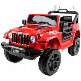 Детский электромобиль JEEP LT 4x4 красный PlayHouse (Польша)