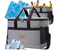 Термосумка Trizand 40 л сумка холодильни 47 x 28,5 x 30 см + 2 аккумулятор холода (23843)