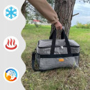 Термосумка Trizand 40 л сумка холодильник 47 x 28,5 x 30 см + 2 акумулятори холоду (23843)