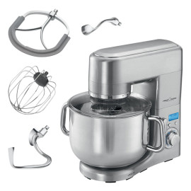 Кухонний комбайн Profi Cook ПК-КМ 1096 1500 Вт 10 л 8 швидкостей імпульс + 4 насадки
