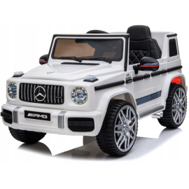 Дитячий електромобіль MERCEDES G63 AMG білий (Польща)