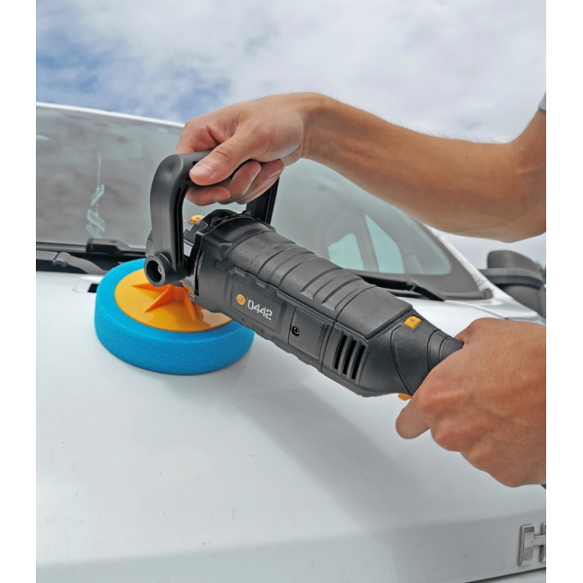 Полировочная машинка Majster Polska 2600Вт + 4xгубка + полировальная паста MENZERNA (Польша)