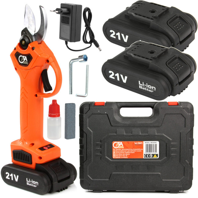 Аккумуляторний секатор (садовые ножницы) CATA (M83009C)+ 2 акк