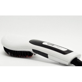 Расческа-выпрямитель фен,массажная щетка, плоская для укладки волос LUXIS ATC-701A