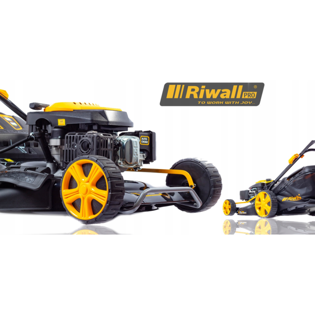 Газонокосилка бензиновая Riwall 71л 53см (Чехия)