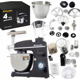 Кухонный комбайн Riwall 28в1 4000Вт + Чаша с подогревом 8л (Чехия)