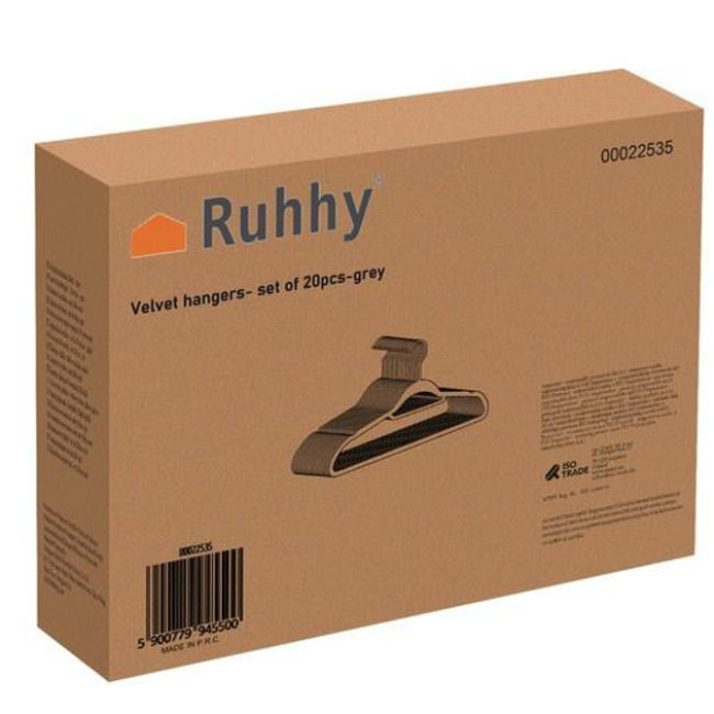 Набір Вішаків для Одягу, 20 шт. Ruhhy 22536/n