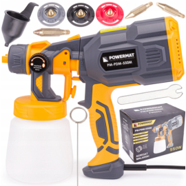 Краскопульт электрический Powermat 550Вт 0.8л (Польша)