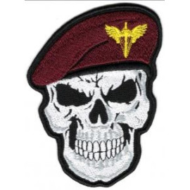 Шеврон PATCH ПАТРІОТЧереп - Punisher у Береті Десантно Штурмові Війська