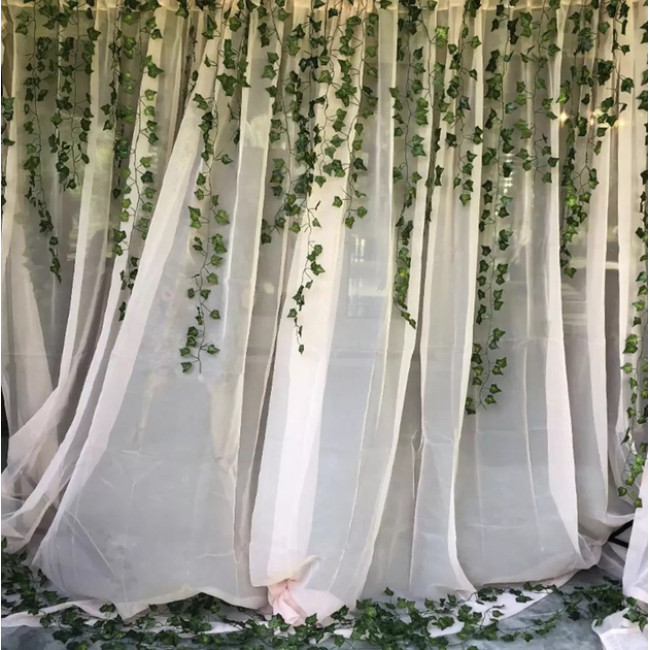 Штучна лоза плюща Gardlov гірлянда 12,6 м для прикрас весілля, дому, ресторану (19733)