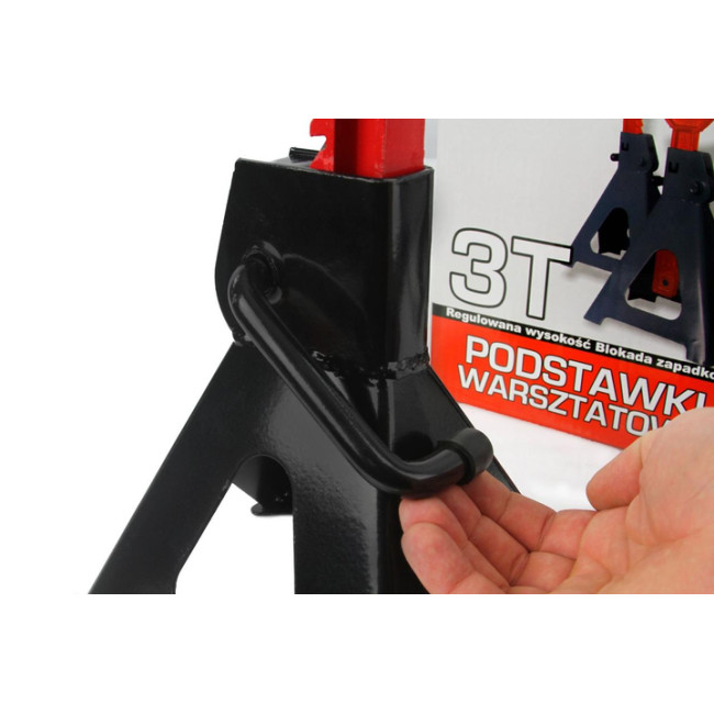 Комплект підставок-стійок під автомобіль Mar-Pol 3 т з механічним блокуванням 270 - 410 мм 2 шт (M80102)