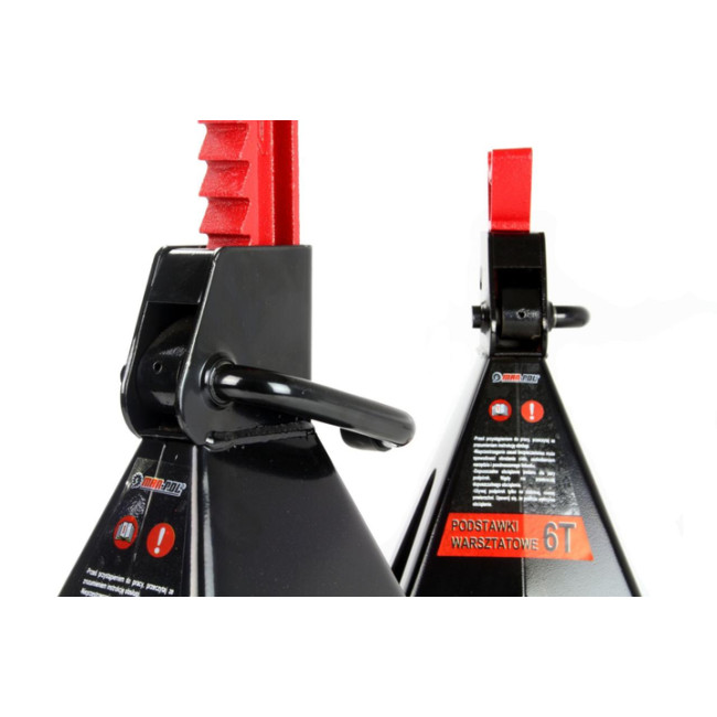 Комплект підставок - стійок під автомобіль Mar-Pol 6 т з механічним блокуванням 408 - 600 мм 2 шт (M80103)