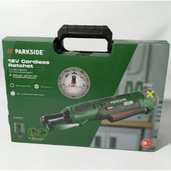 Акумуляторний кутовий гайковерт Parkside PAR 12 B1 (54 Нм, 3/8