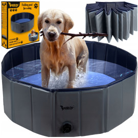 Складний бассейн-манеж для купання та охолодження собак Purlov 100 х 30 см