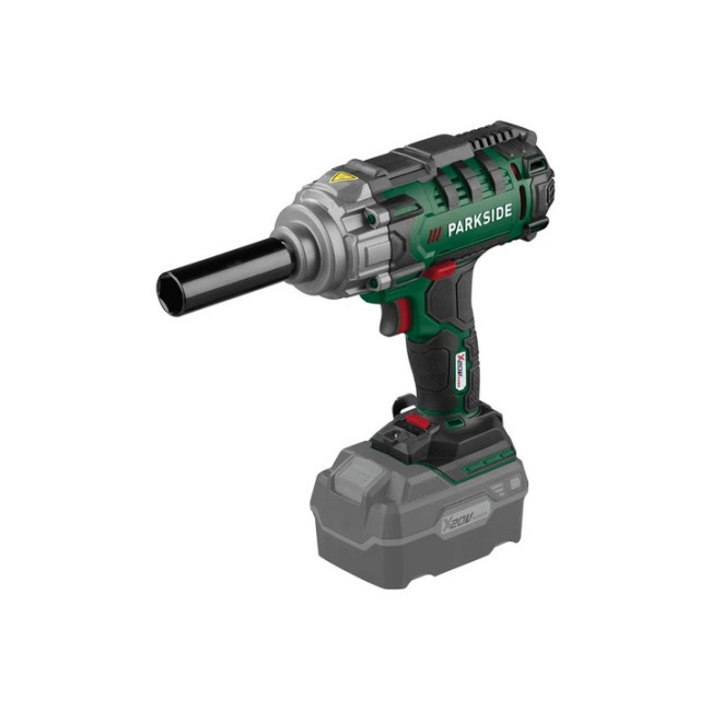 Аккумуляторний ударний гайковерт PARKSIDE - модель - PASSK 20-LI C3 (без акумулятора і зарядного пристрою) - комплектація - кейс + 4 насадки