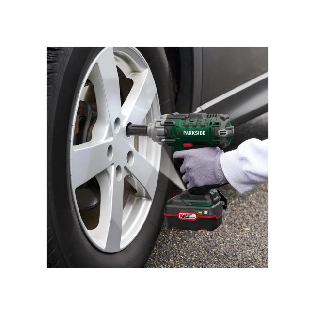 Акумуляторний ударний гайковерт Parkside PASSK 20-Li C4 400Нм Потужний ударний гайковерт для автомобіля