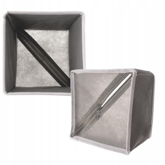 Комплект органайзерів Ruhhy 6 шт для зберігання речей та білизни Сірий (25764)