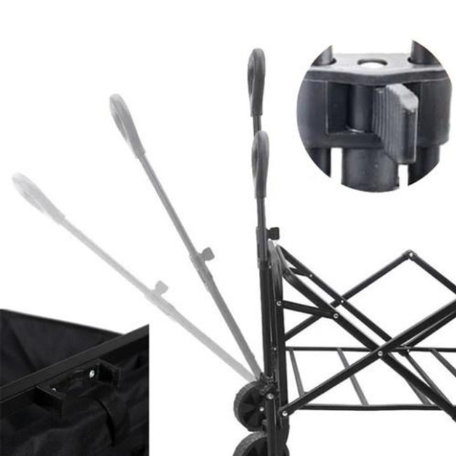 Складний садовий пляжний візок до 100кг Gardlov 23084