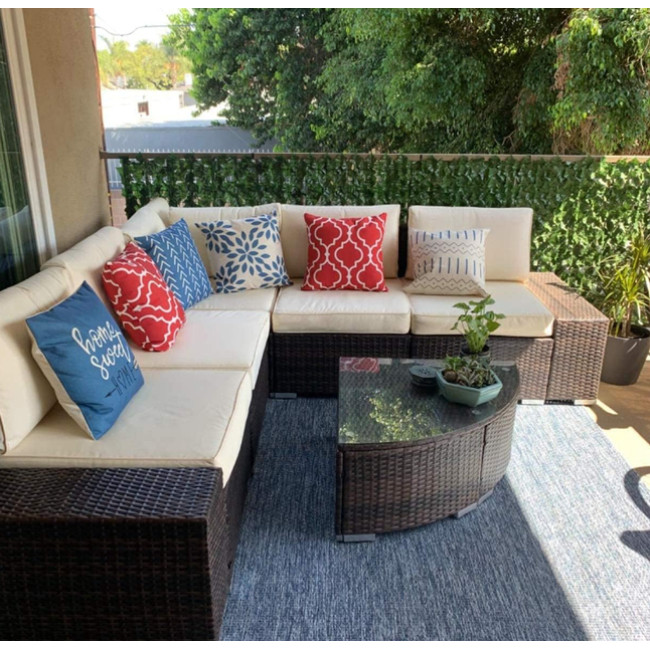 Штучне декоративне покриття Gardlov 23641 листя 50х300 см з кріпленням Польща